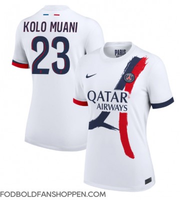Paris Saint-Germain Randal Kolo Muani #23 Udebanetrøje Dame 2024-25 Kortærmet